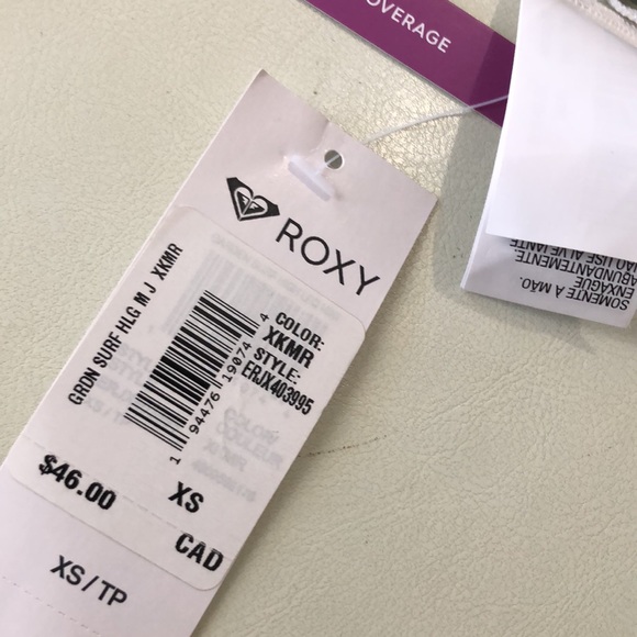 ROXY (XS) reversible swim bottom Grdn Surf - Picture 3 of 8